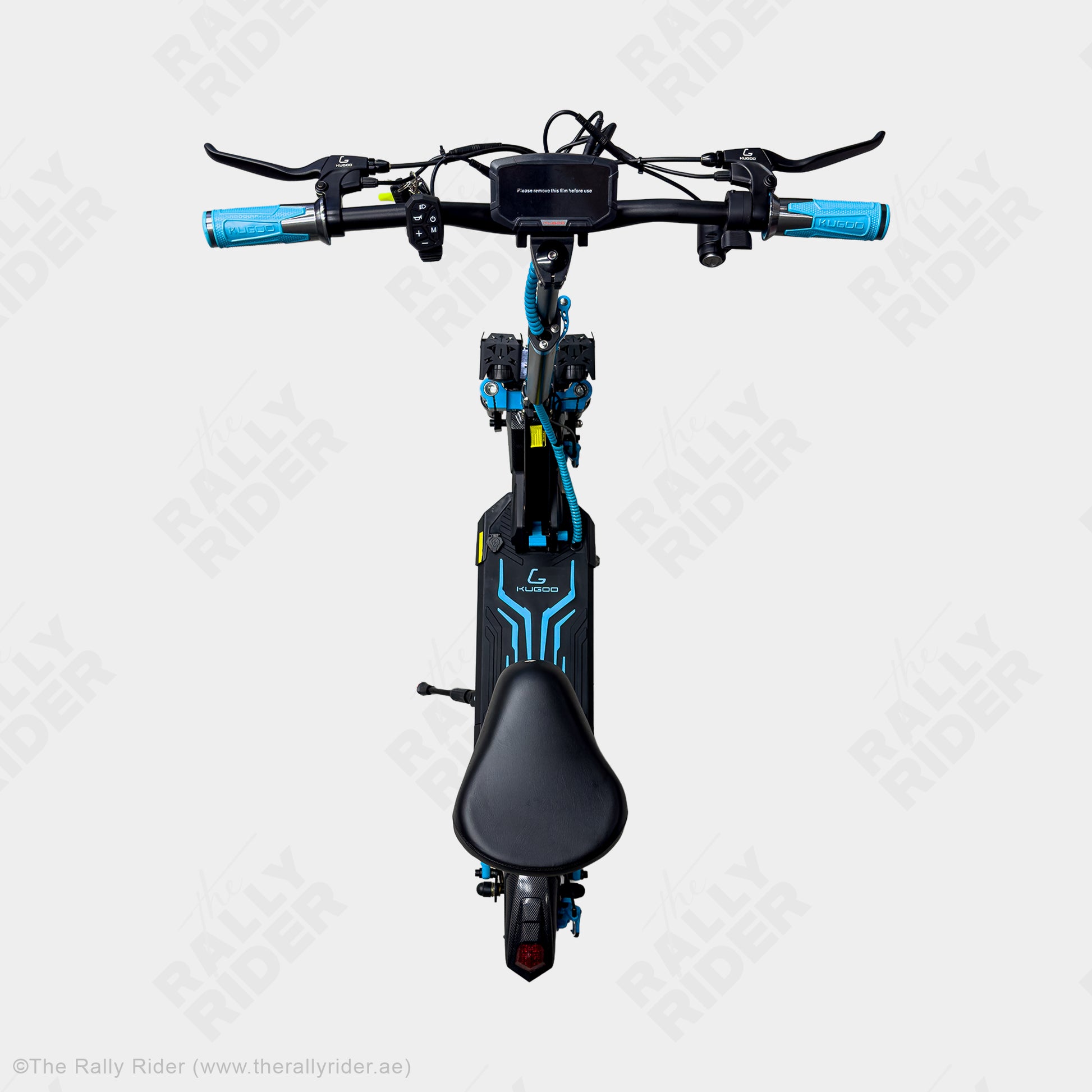 Kugoo D11 Pro electric scooter top-down view showing handlebar and display