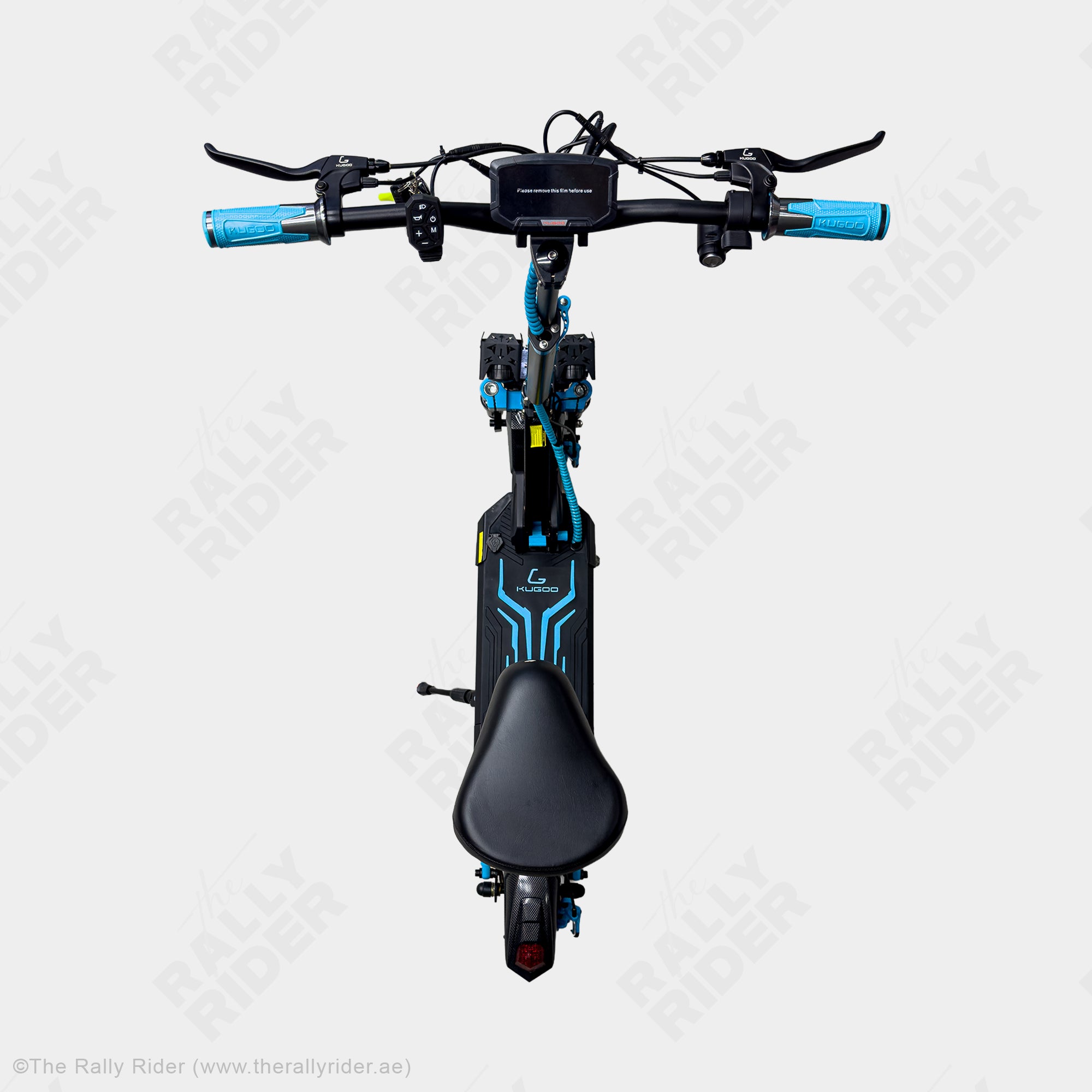 Kugoo D11 Pro electric scooter top-down view showing handlebar and display