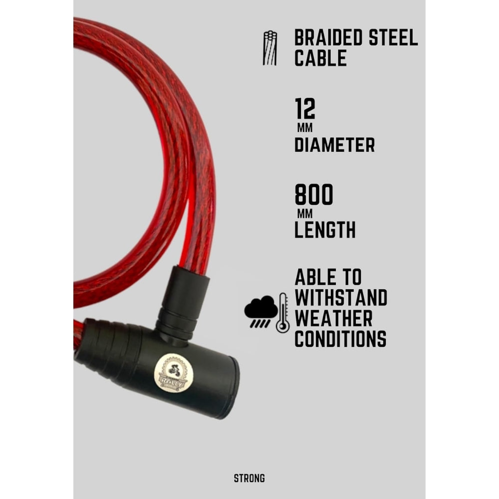 RALLY Bicycle Cable Lock with Keys