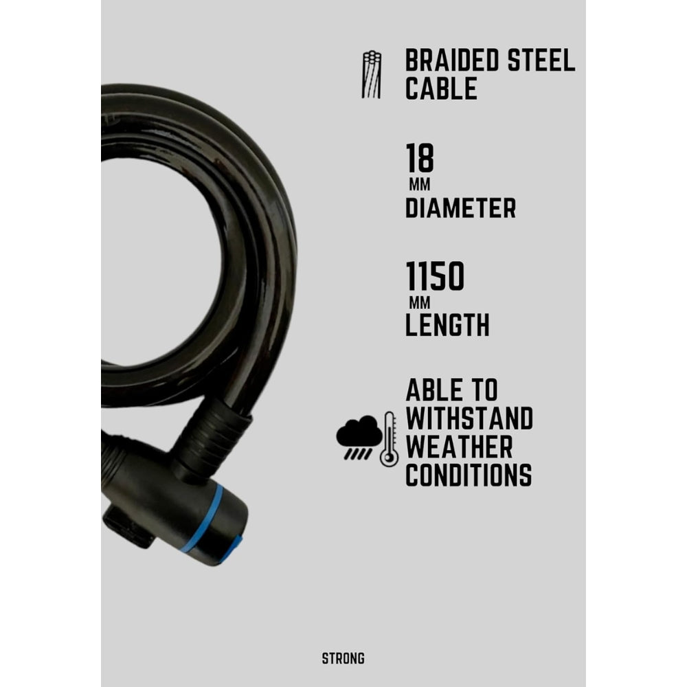 RALLY Bicycle Cable Lock with Keys