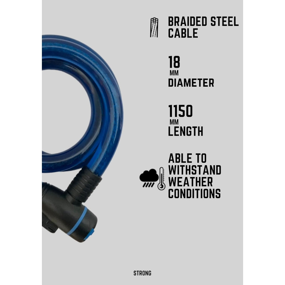 RALLY Bicycle Cable Lock with Keys